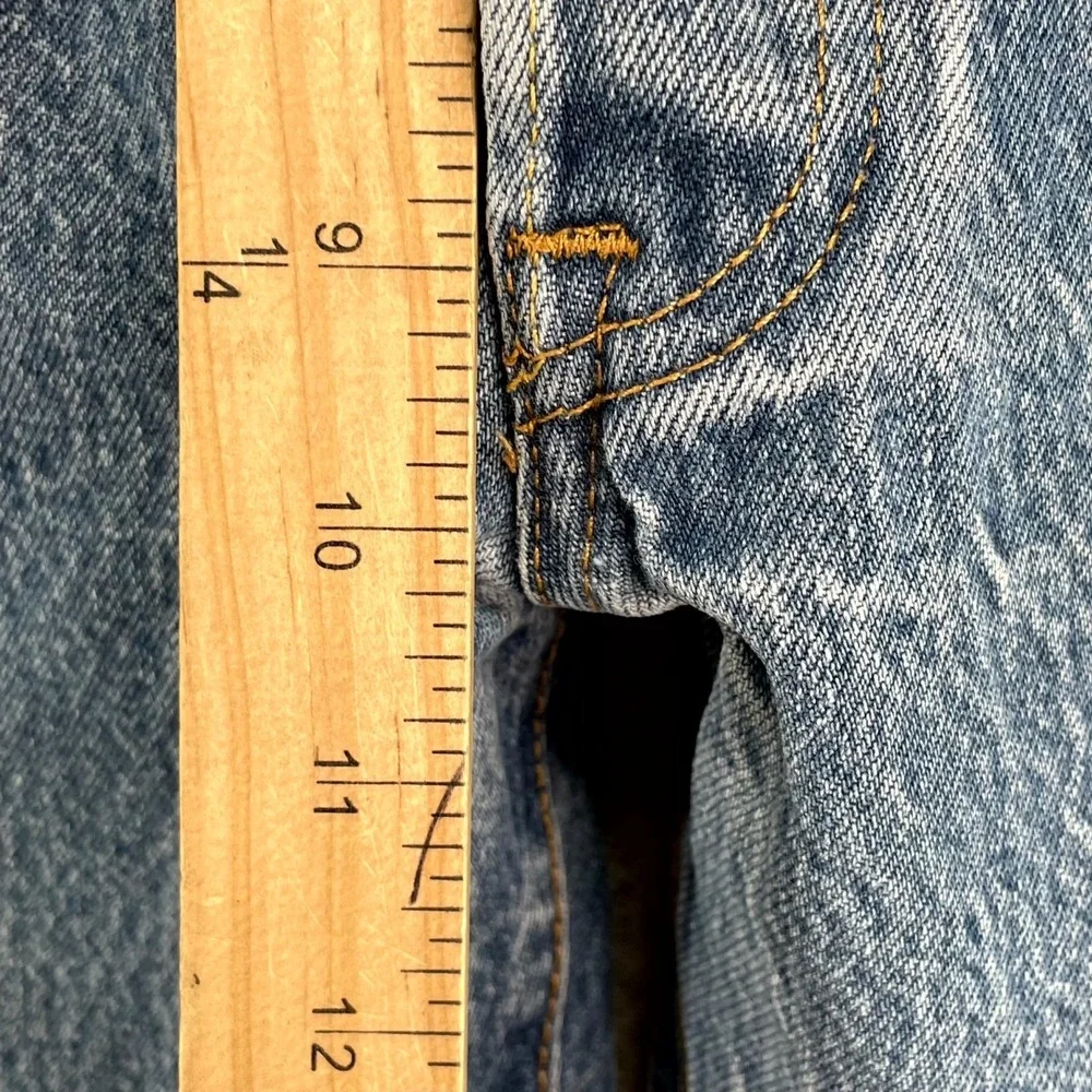 Levi's 501 Original Fit Jeans Mens 34x31.5* Blue Denim Skater Grunge Streetwear